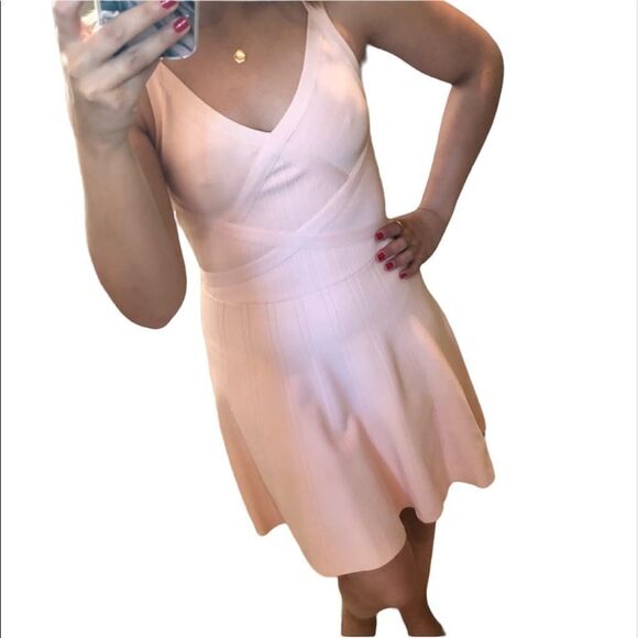 ✨ Double-Strap Flared Bandage Dress✨ - Picture 6 of 9